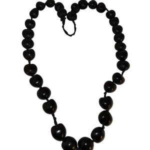 KUKUI NUT lei Beaded Necklace Statement Fashion Jewelry Bohemian Style